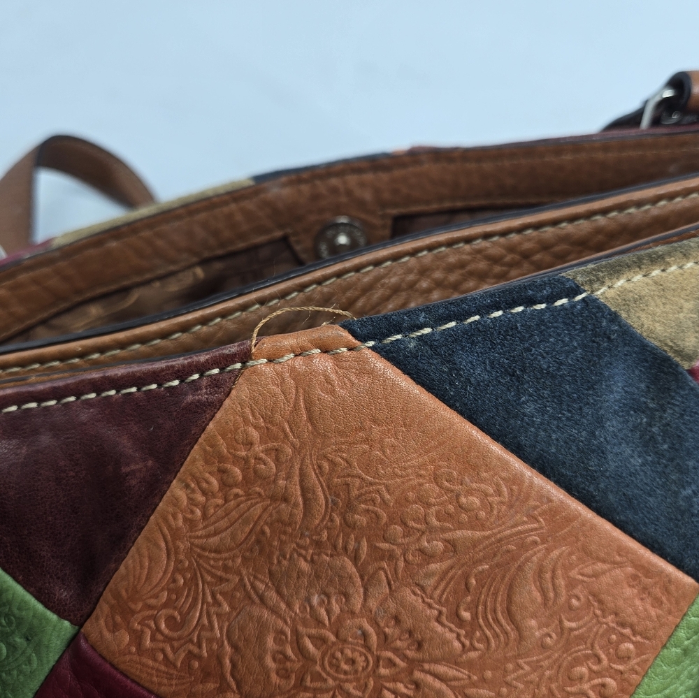 Fossil Classic Patchwork Leather Shoulder Bag - image 7